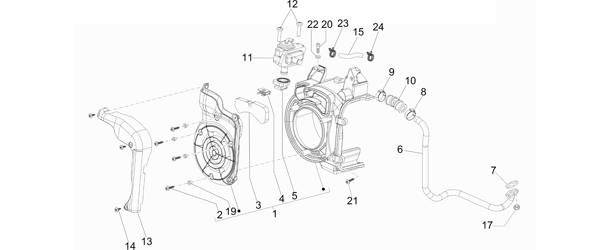 Secondary air box