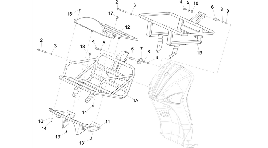 Front luggage rack