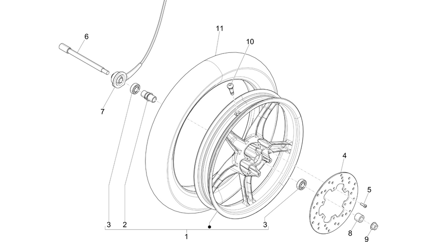 Front wheel