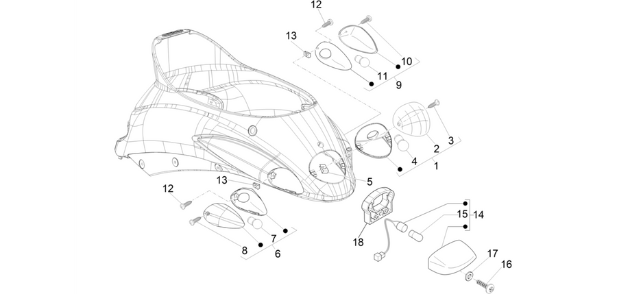 Rear headlamps - Turn signal lamps