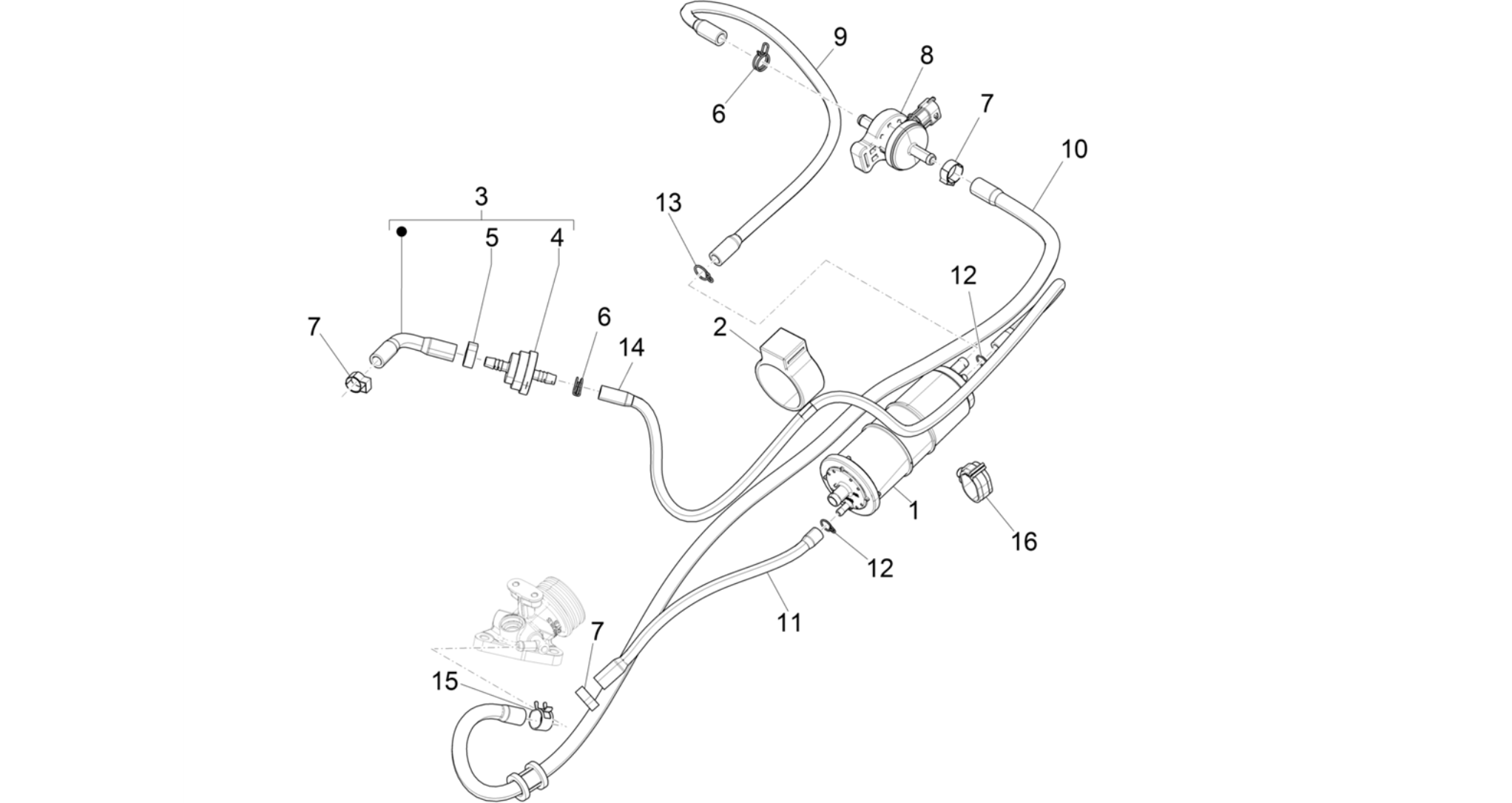 Anti-percolation system
