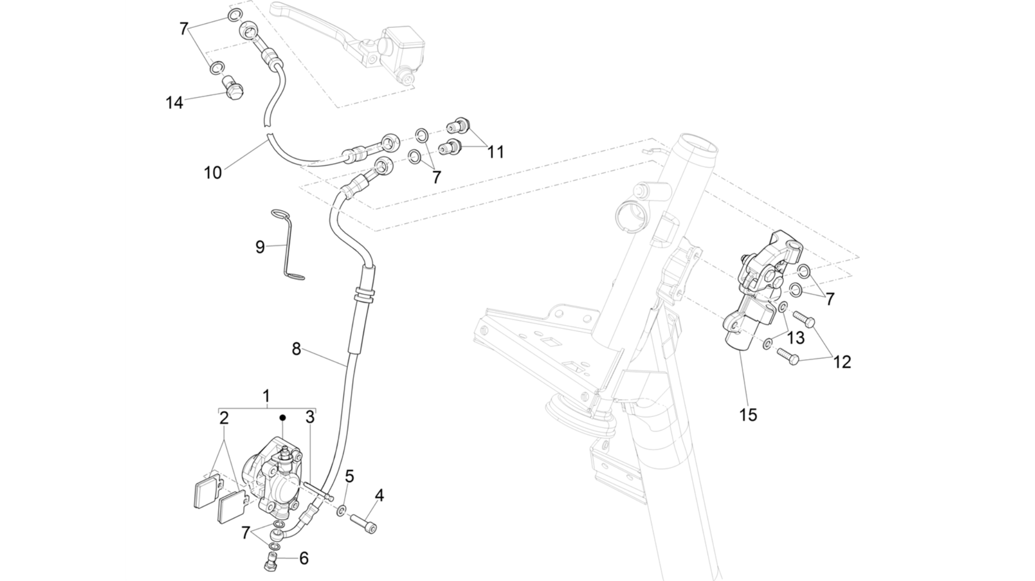 Brakes pipes - Calipers