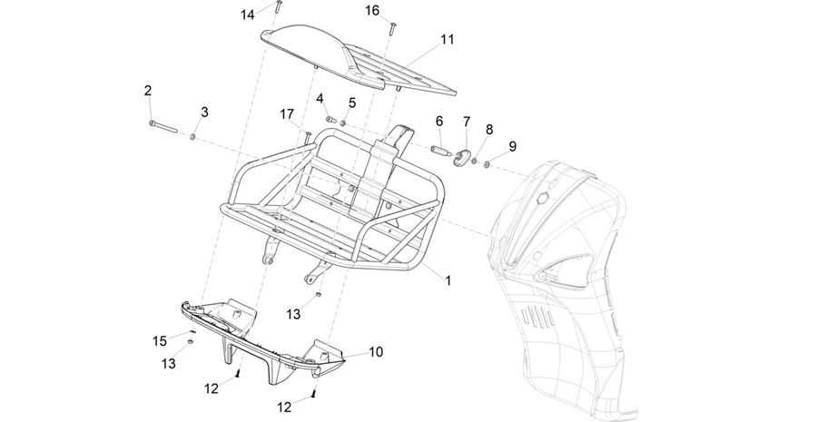 Front luggage rack