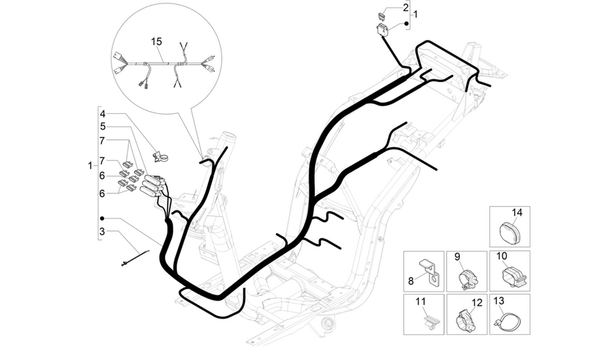 Main cable harness