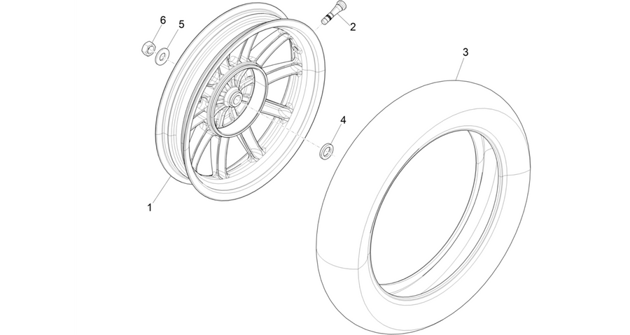 Rear wheel