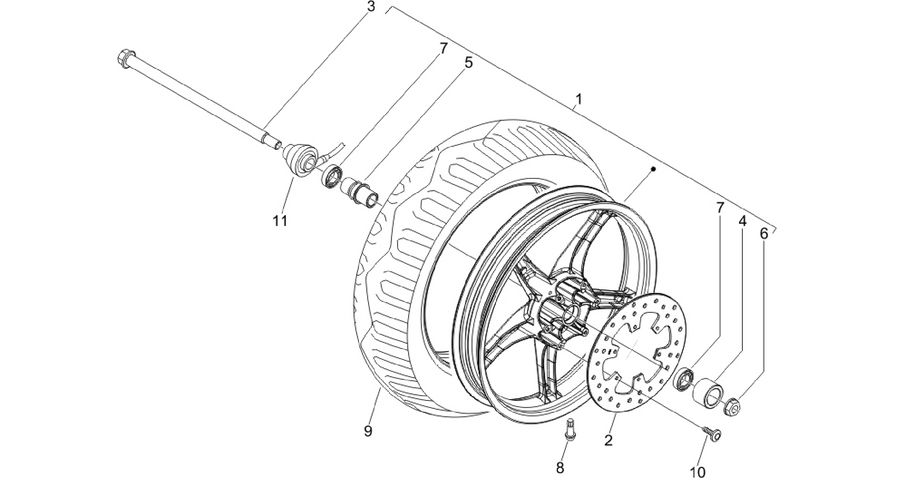 Front wheel