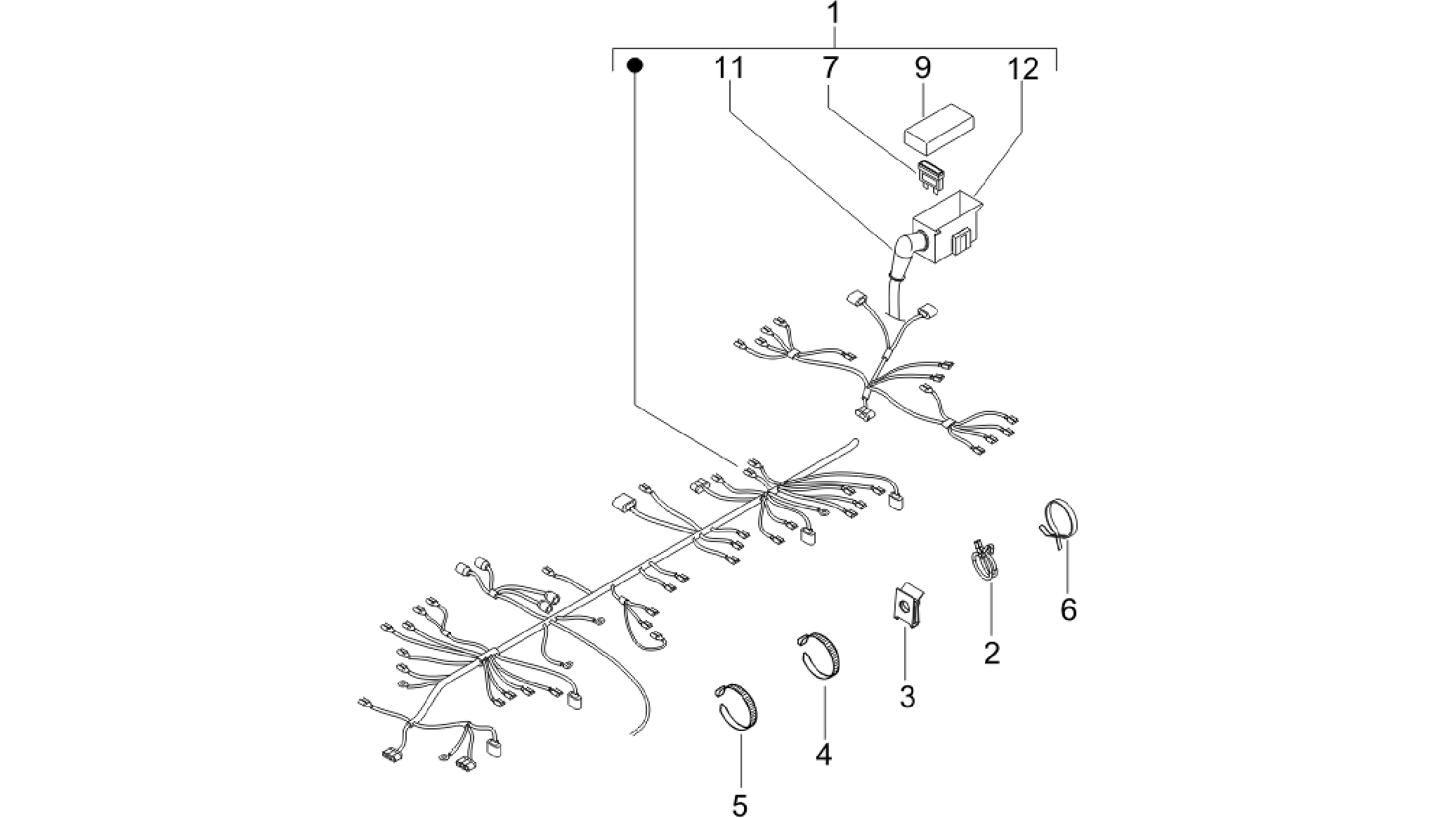 Main cable harness