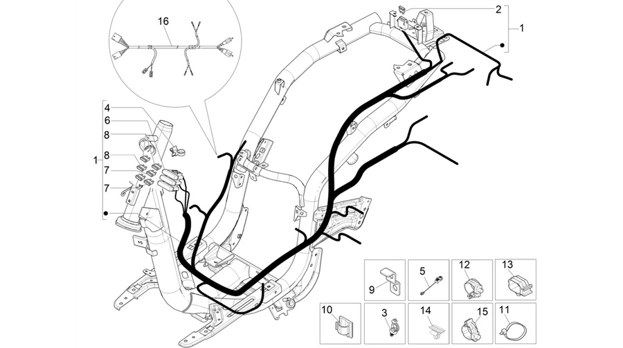 Main cable harness