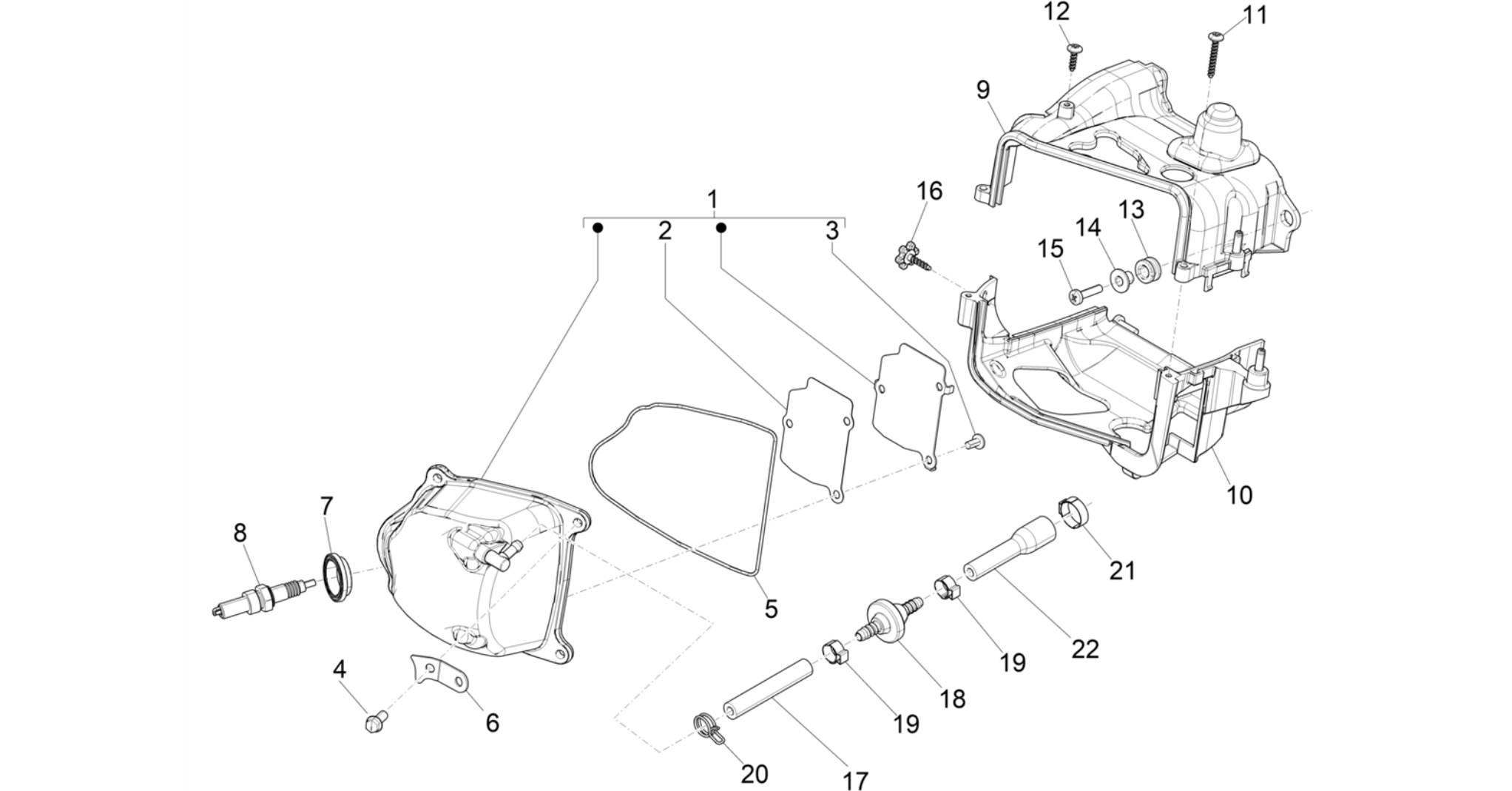 Cylinder head cover