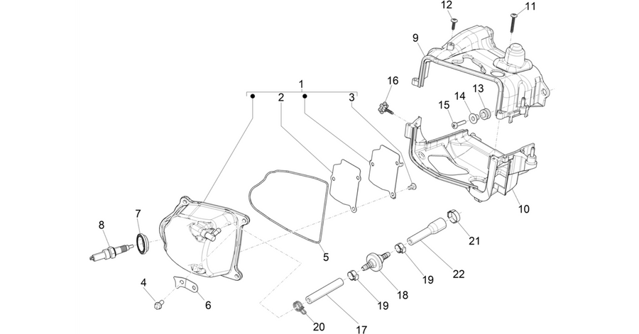 Cylinder head cover