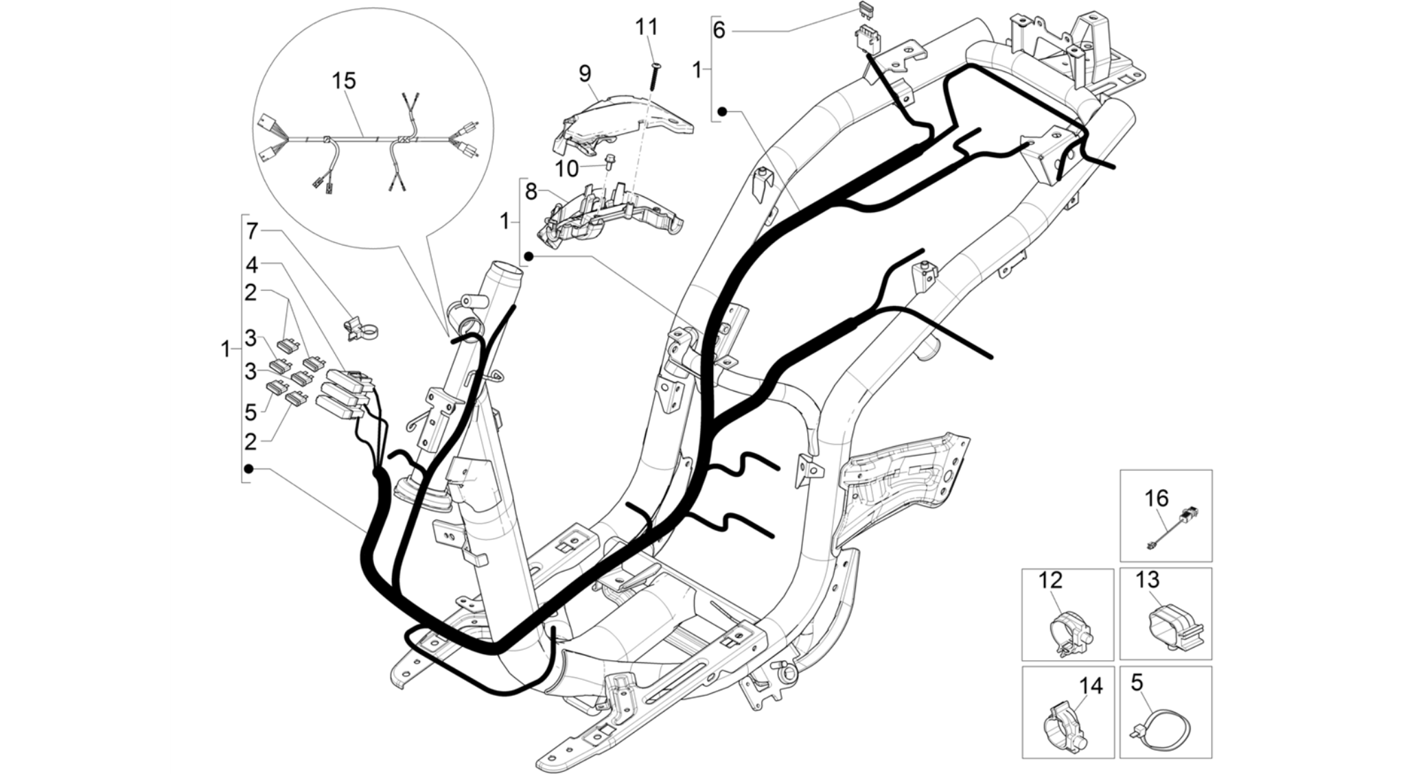 Main cable harness