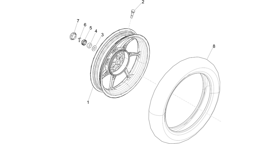 Rear wheel