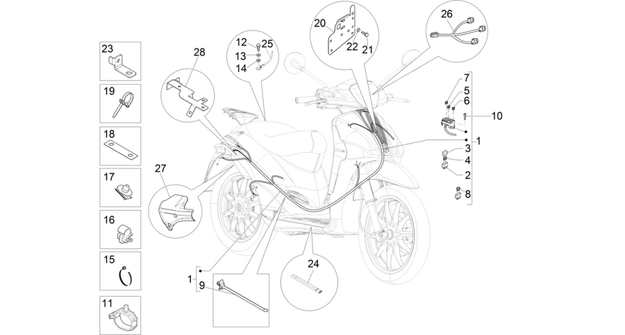 Main cable harness