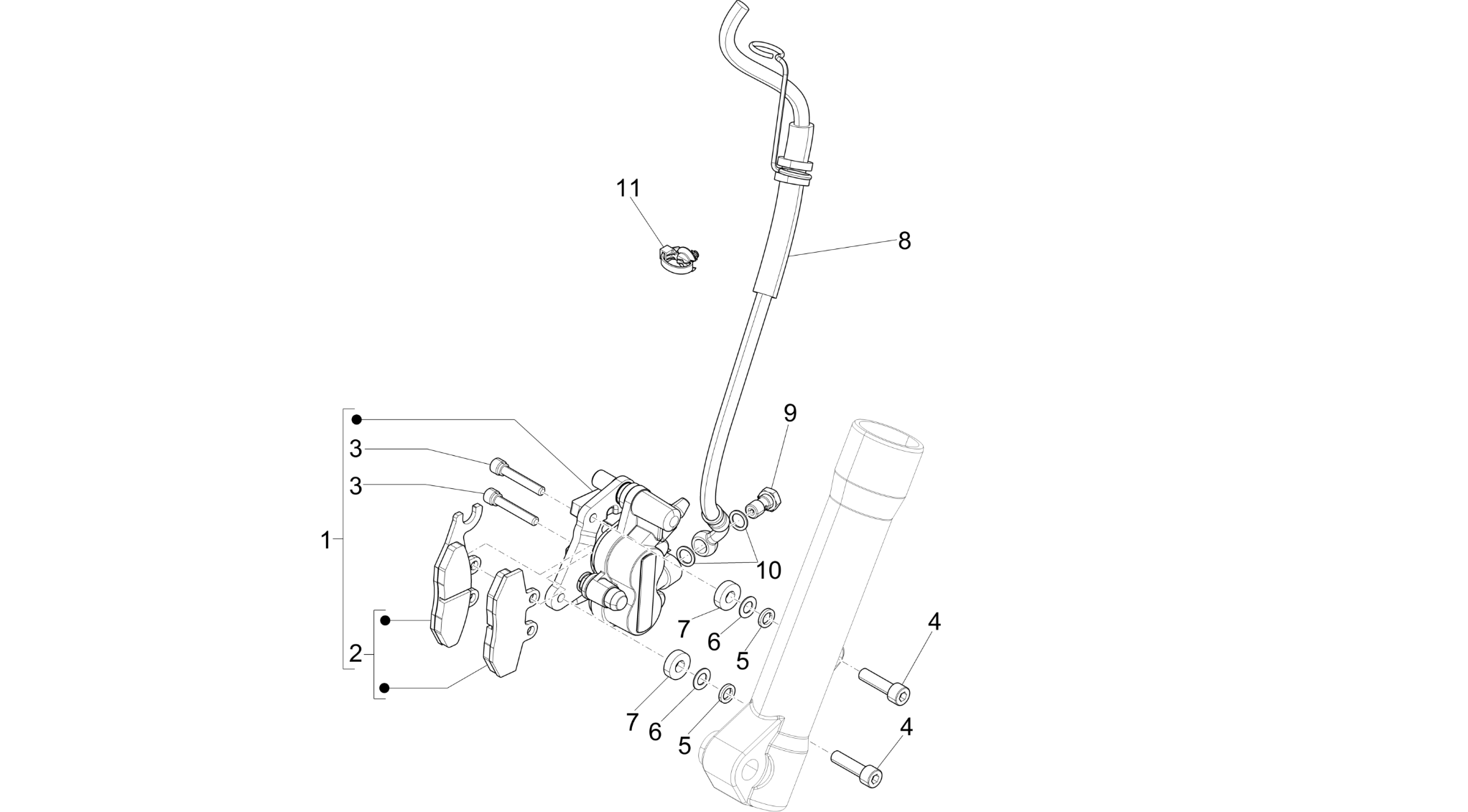 Brakes pipes - Calipers