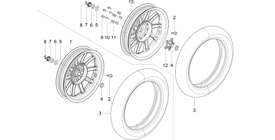 Rear wheel