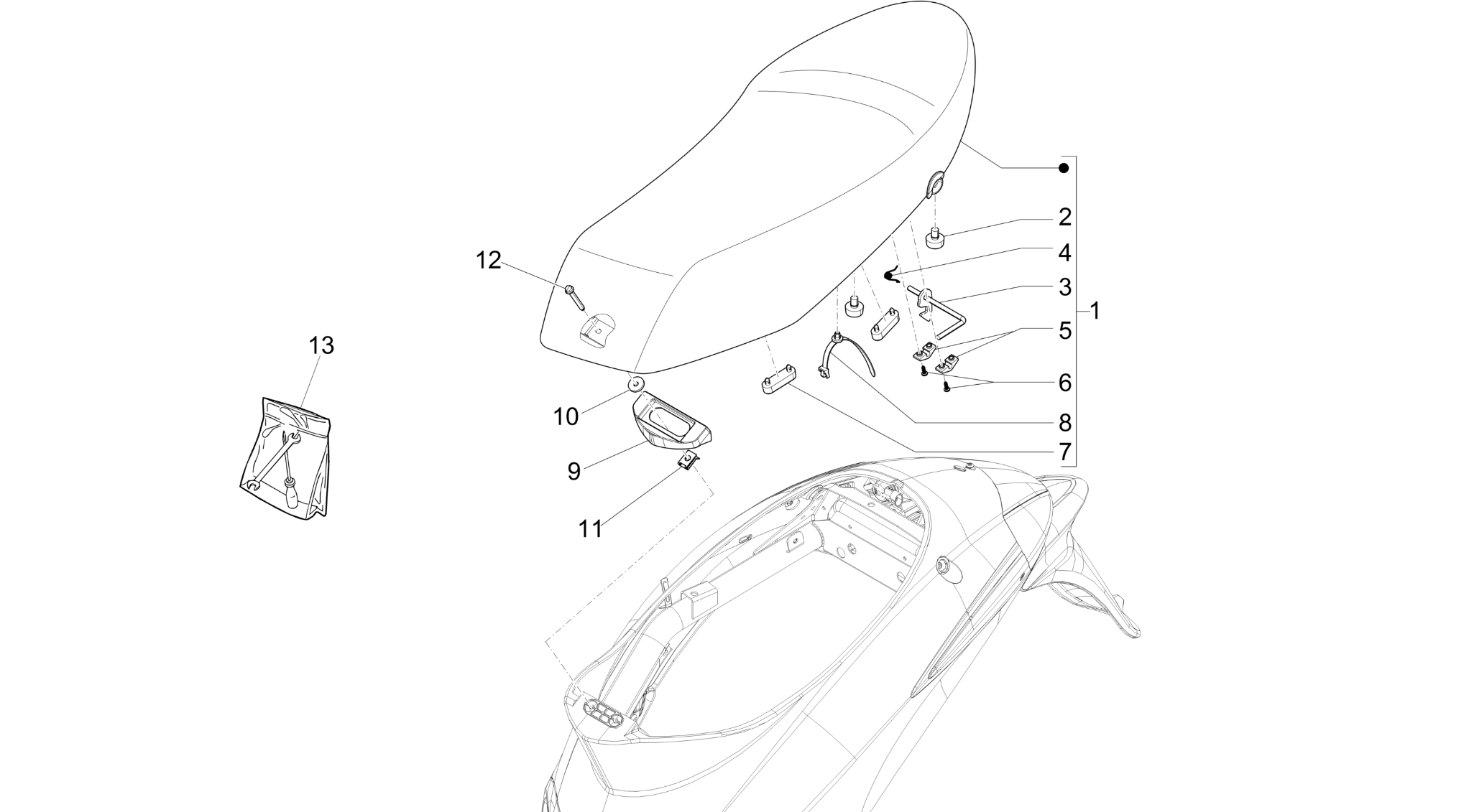 Saddle/seats