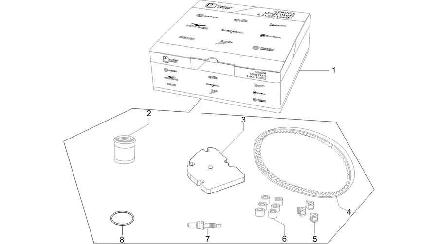 Complete wear and maintenance kit