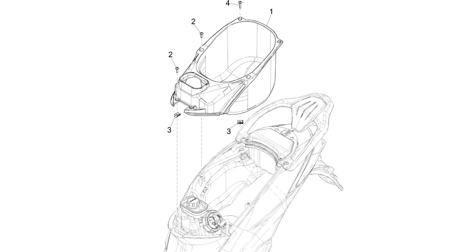 Helmet huosing - Undersaddle