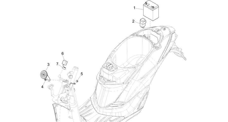 Remote control switches - Battery - Horn