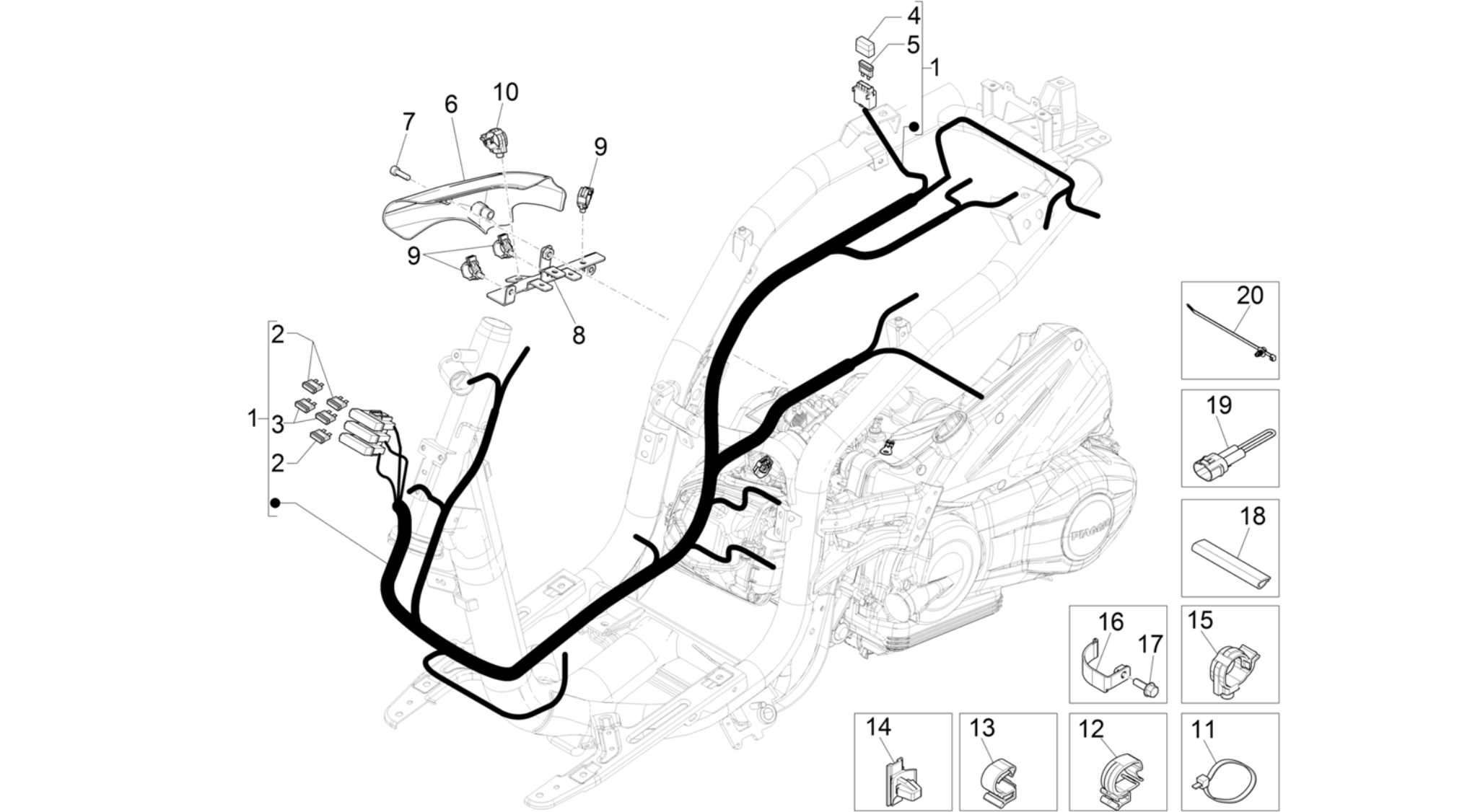 Main cable harness
