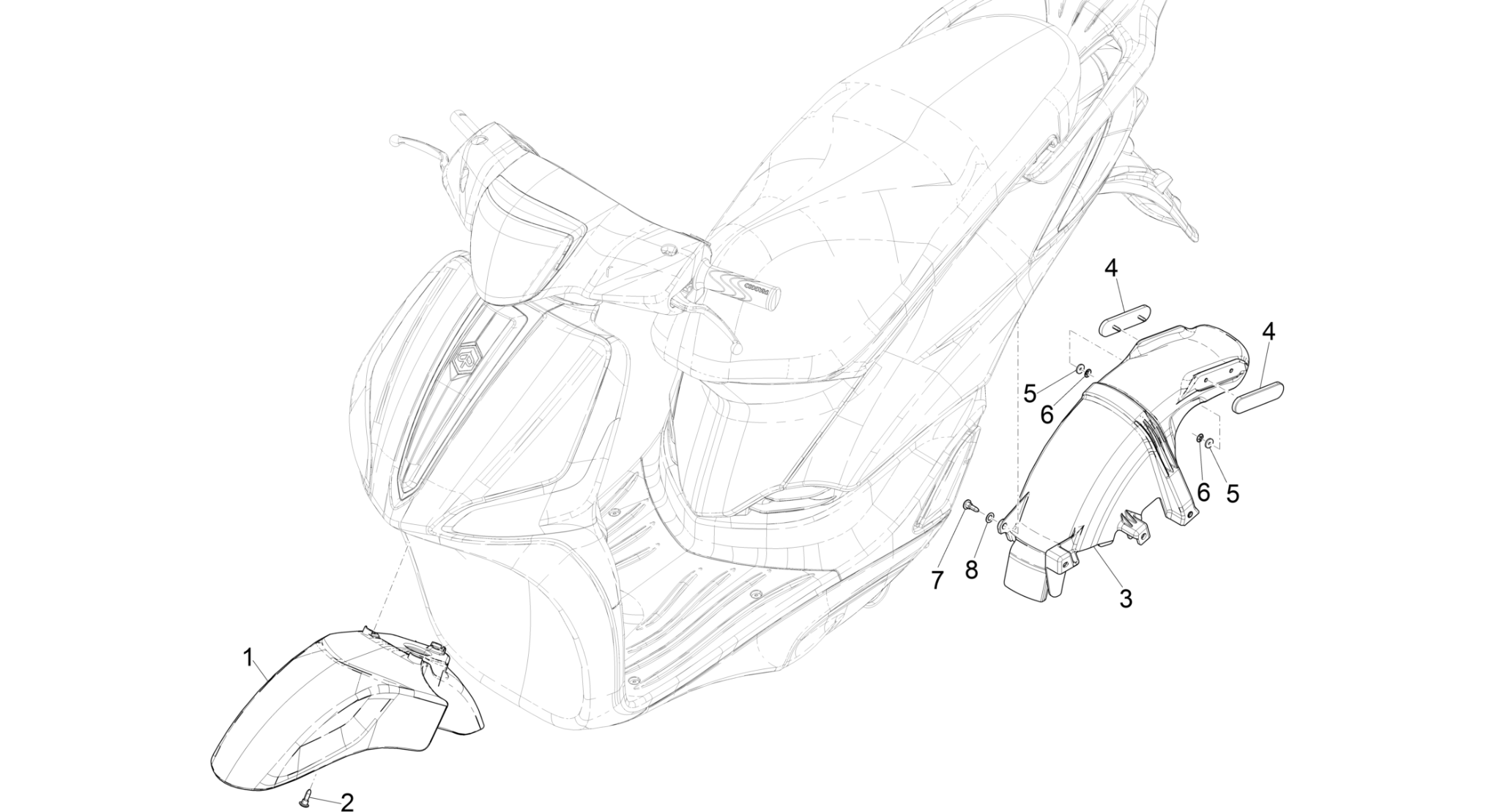Wheel huosing - Mudguard