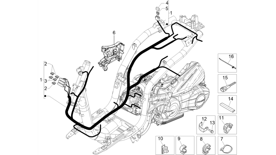 Main cable harness