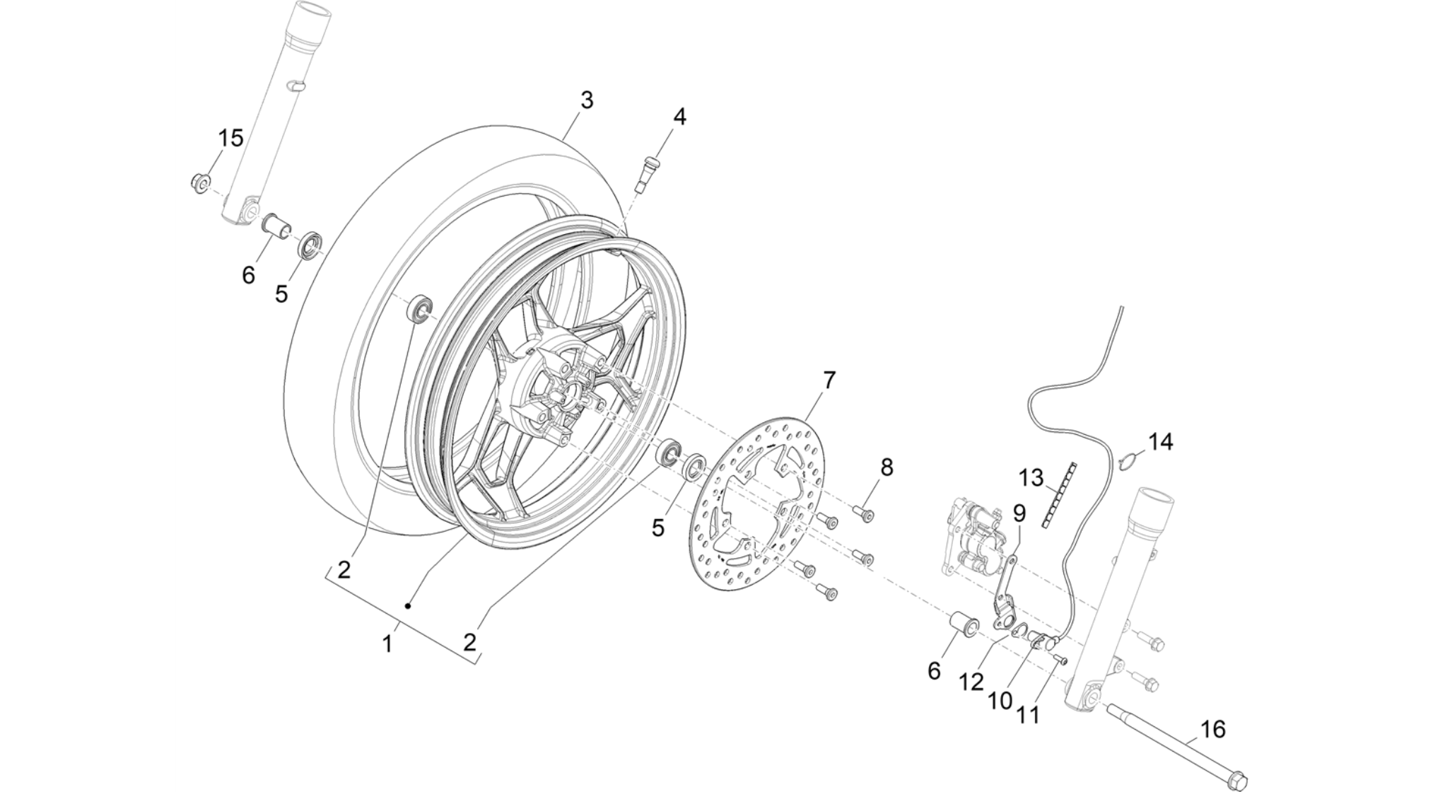 Front wheel