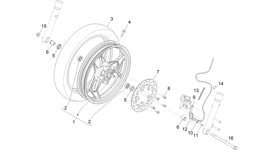 Front wheel