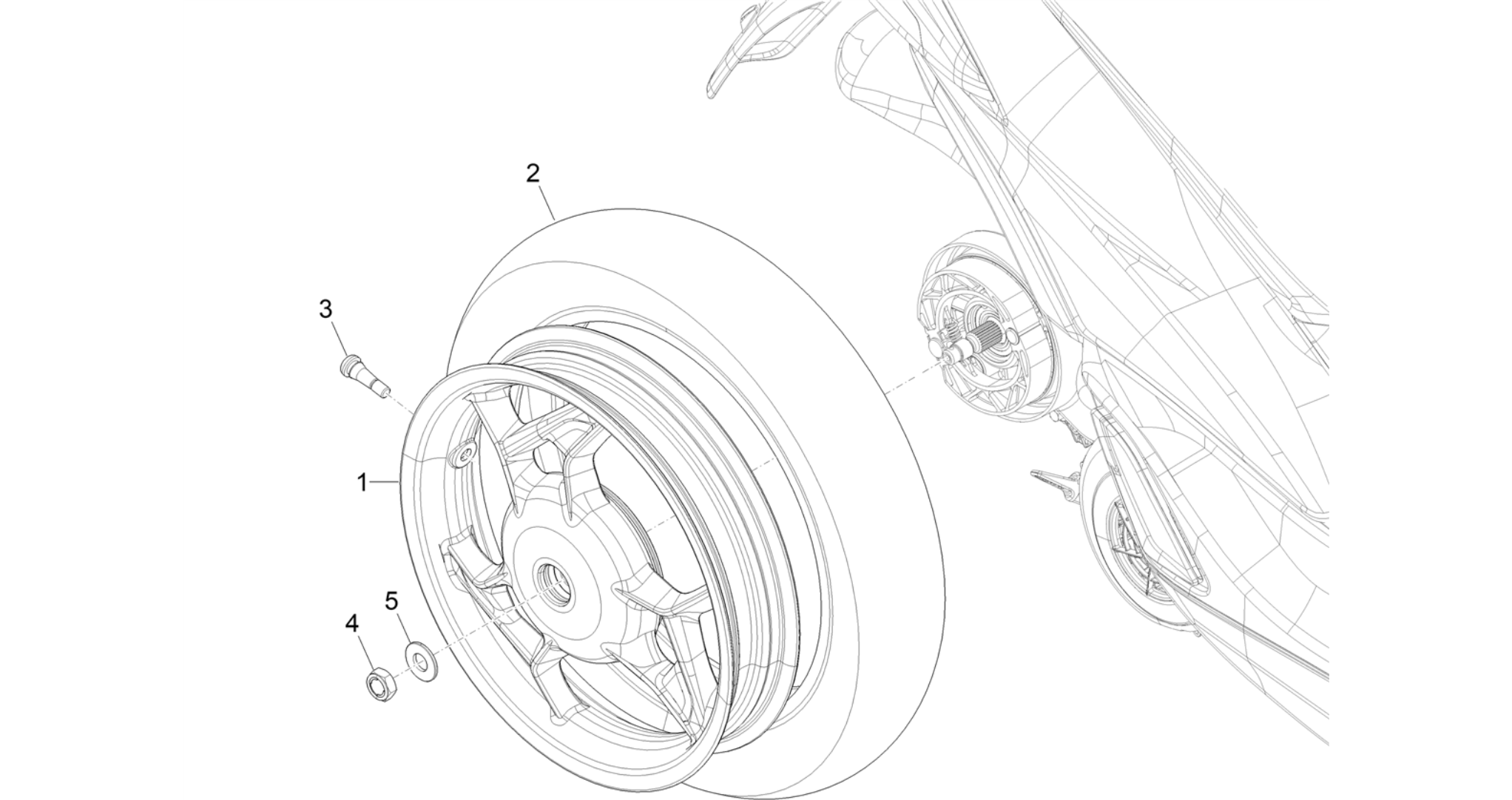 Rear wheel