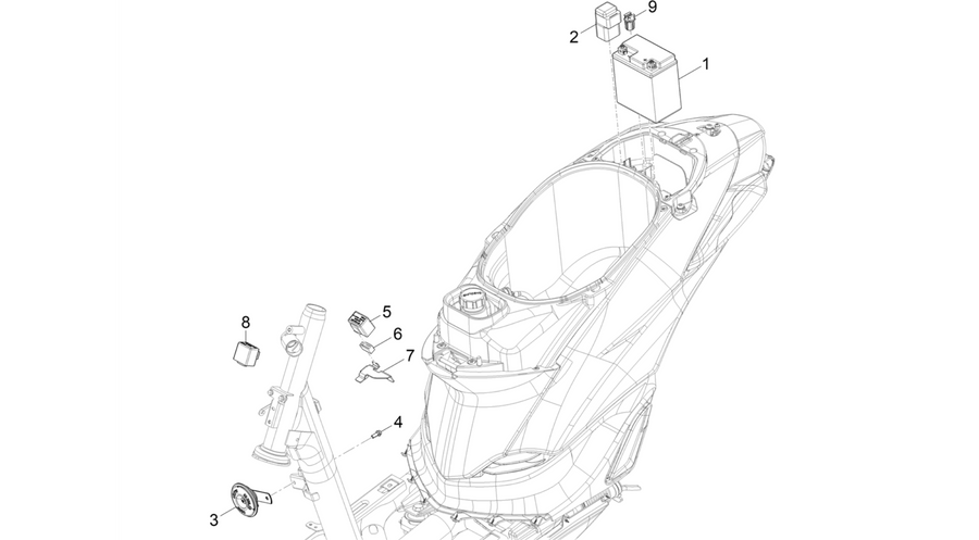 Remote control switches - Battery - Horn