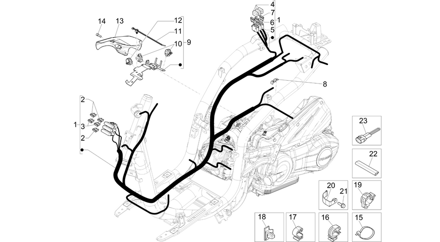 Main cable harness