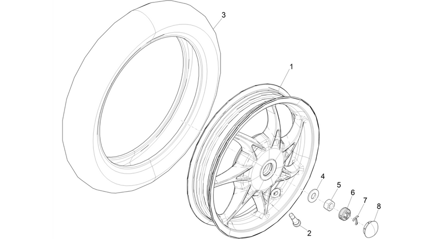 Rear wheel