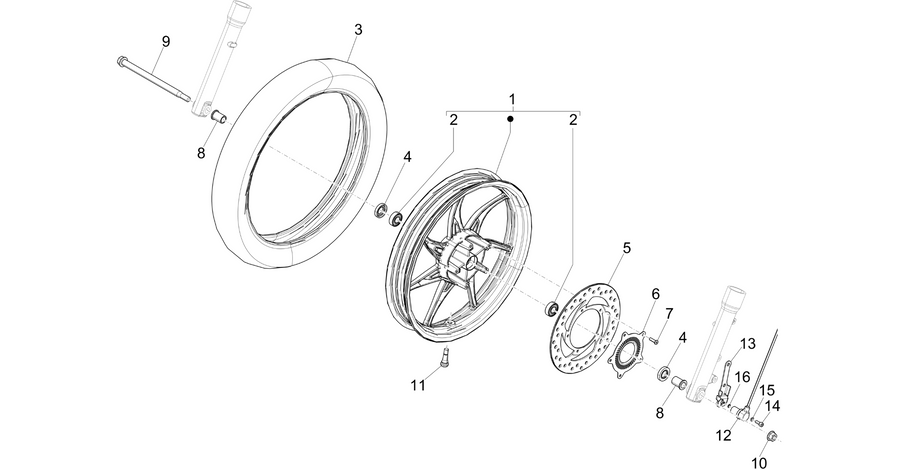 Front wheel