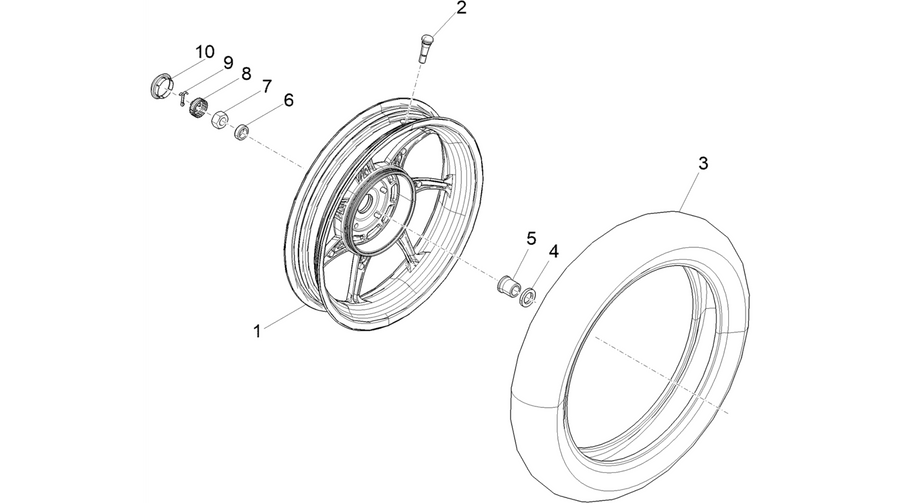 Rear wheel