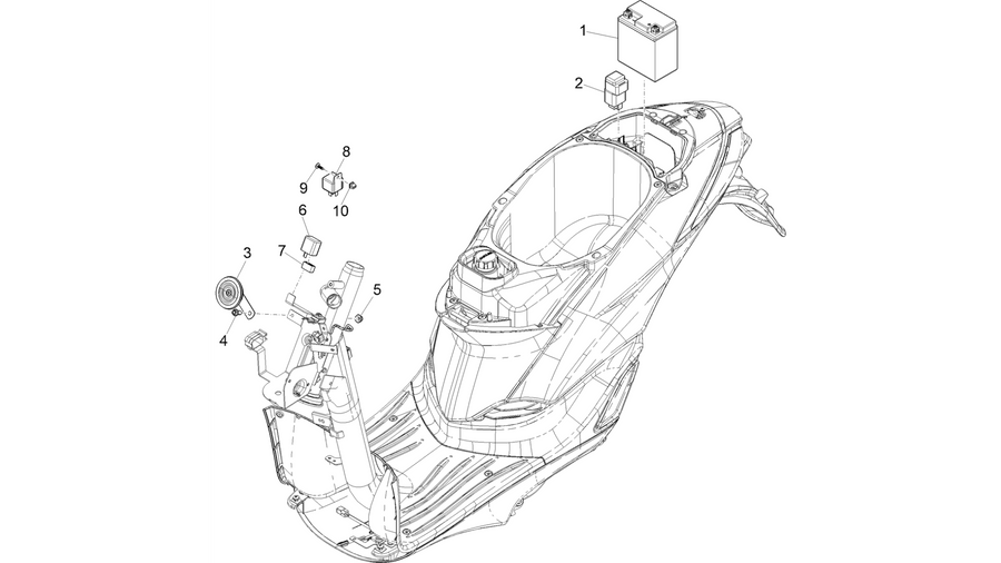 Remote control switches - Battery - Horn
