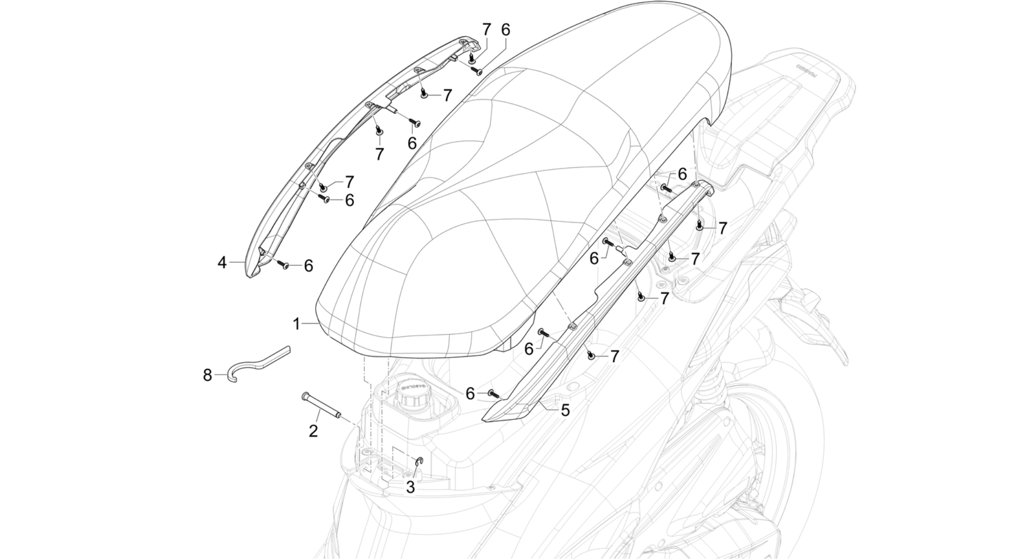Saddle/seats