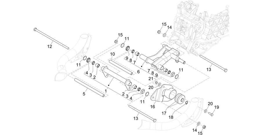 Swinging arm