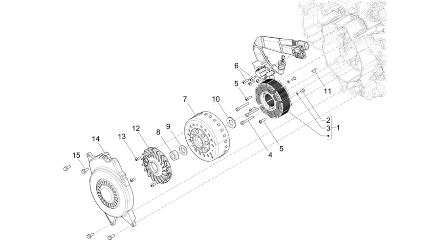 Flywheel magneto