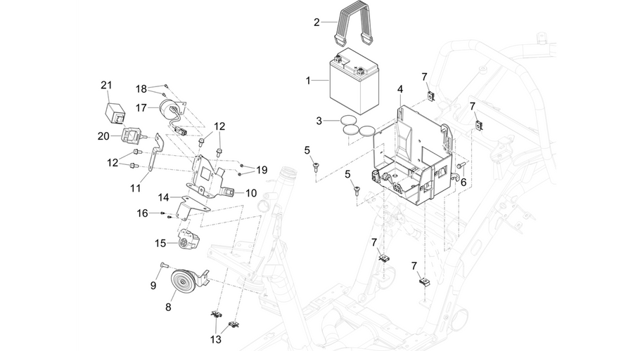 Remote control switches - Battery - Horn