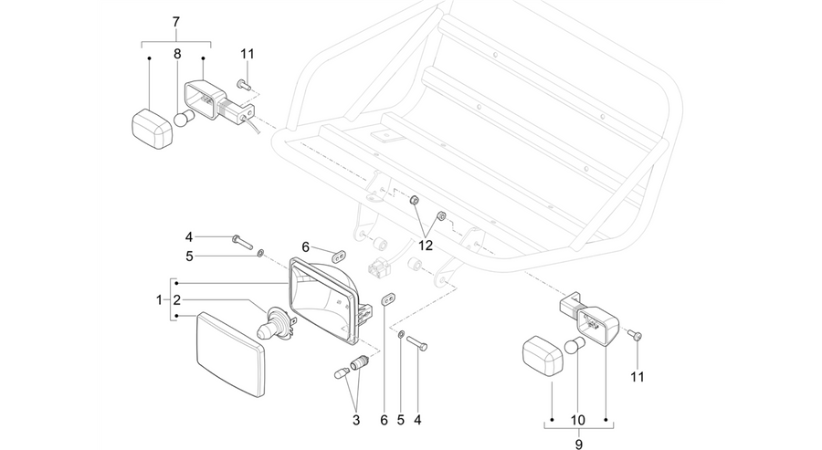 Front headlamps - Turn signal lamps