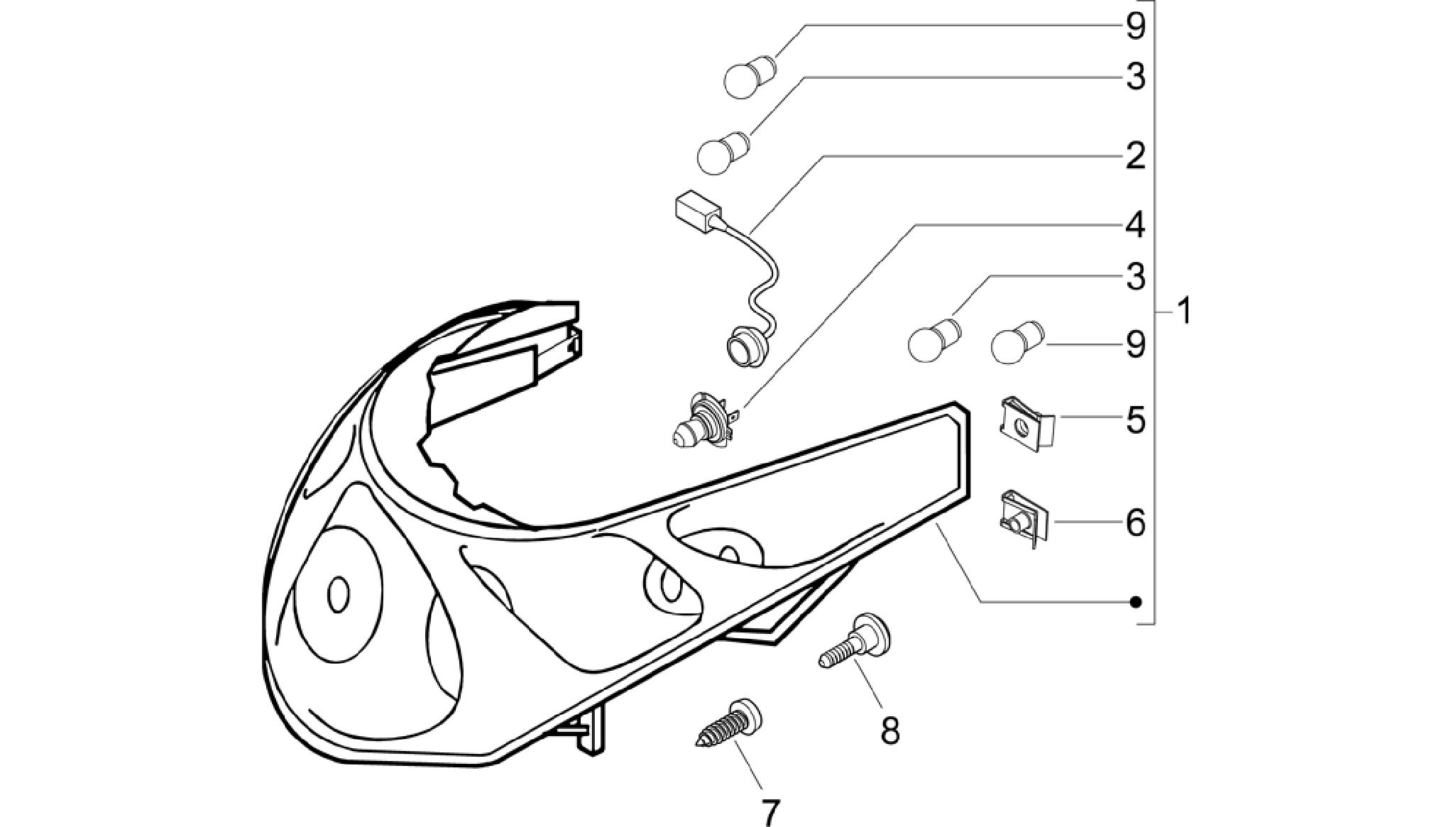 Front headlamps - Turn signal lamps