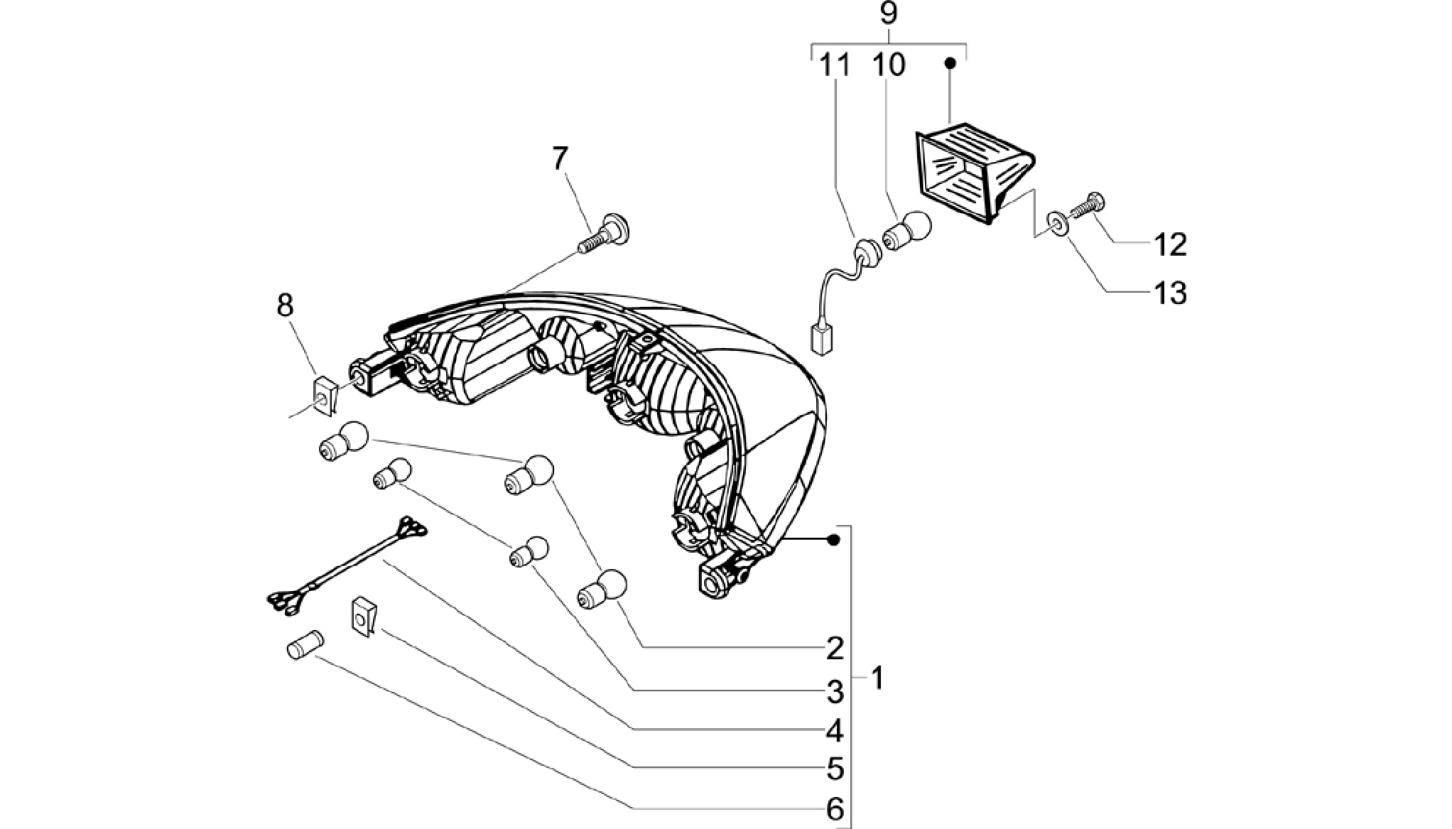 Rear headlamps - Turn signal lamps