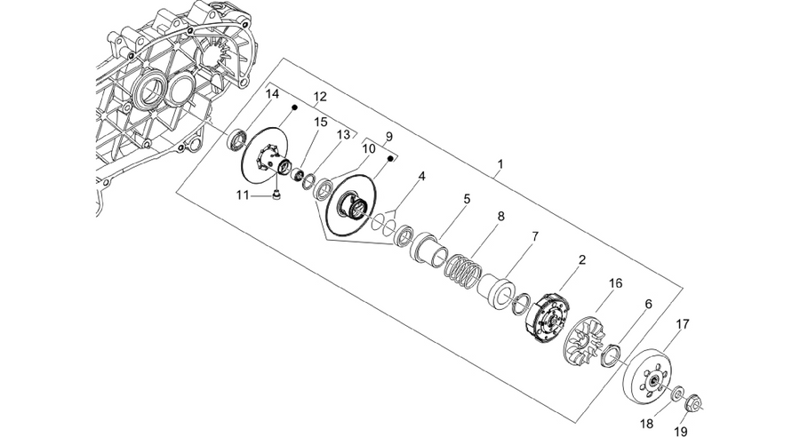 Driven pulley