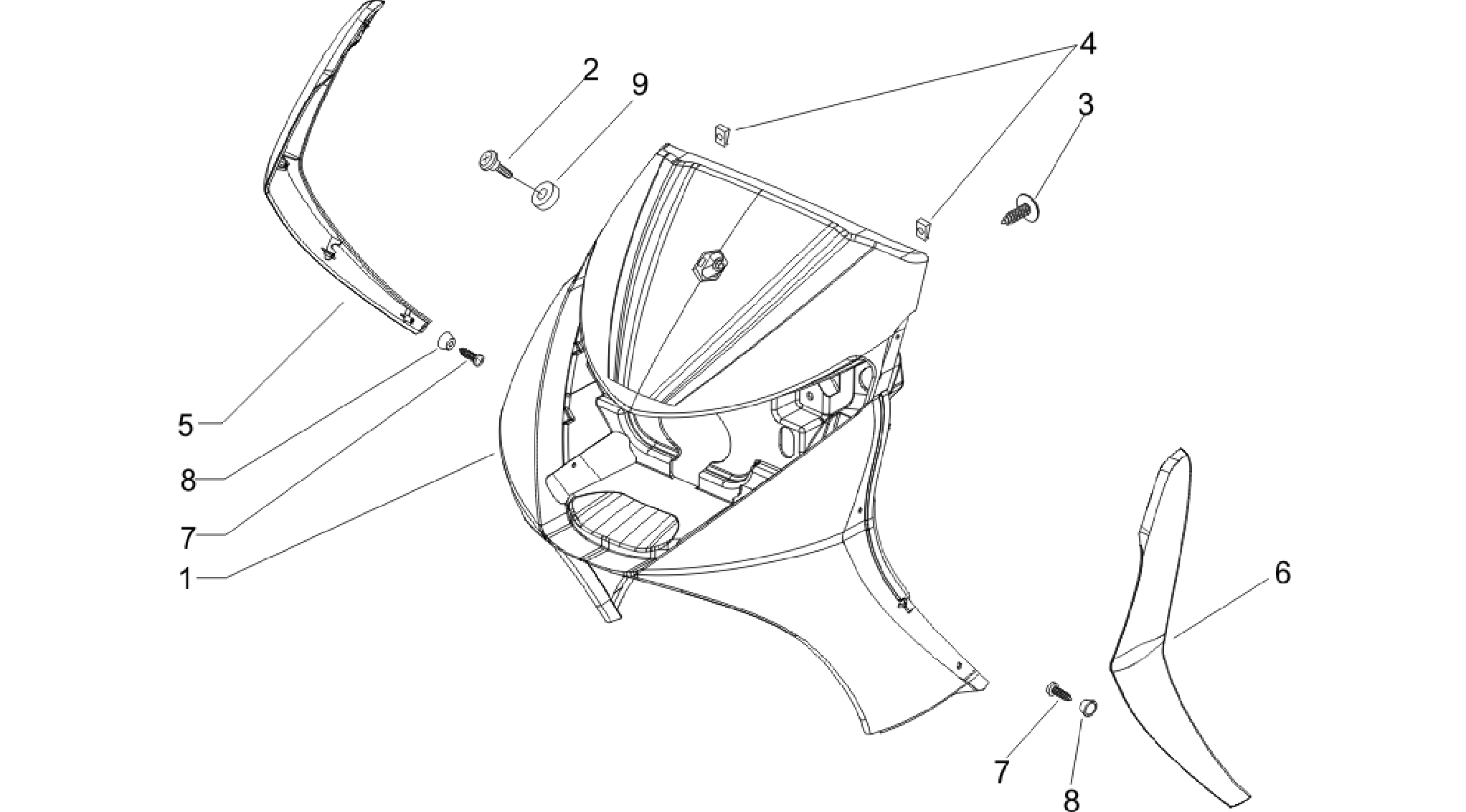 Front shield