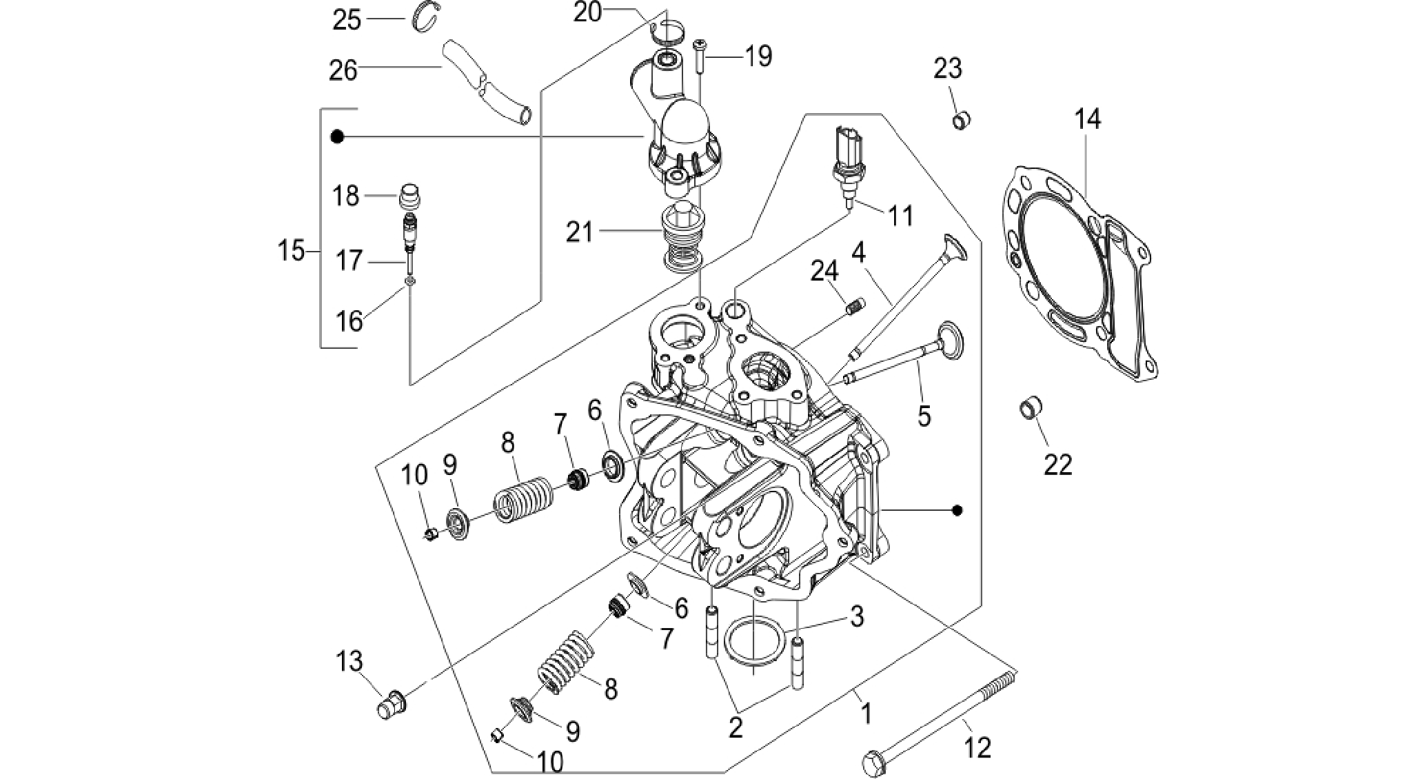 Head unit - Valve