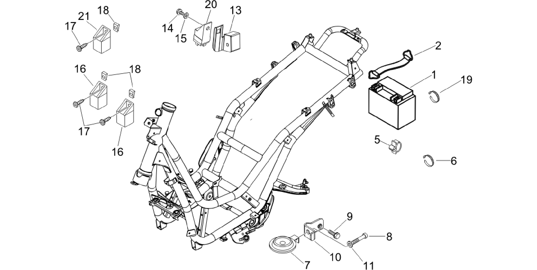 Remote control switches - Battery - Horn