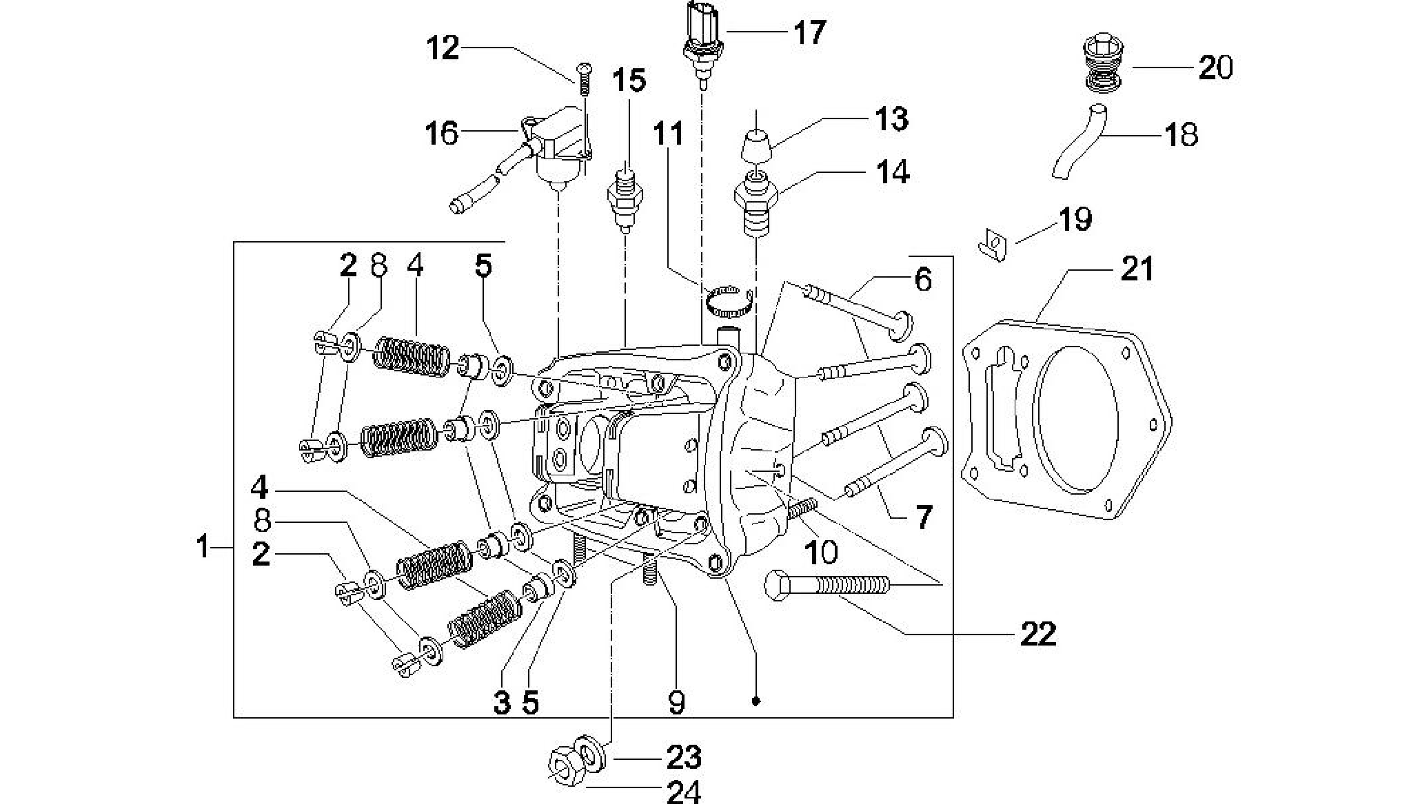 Cylinder head unit - Valve