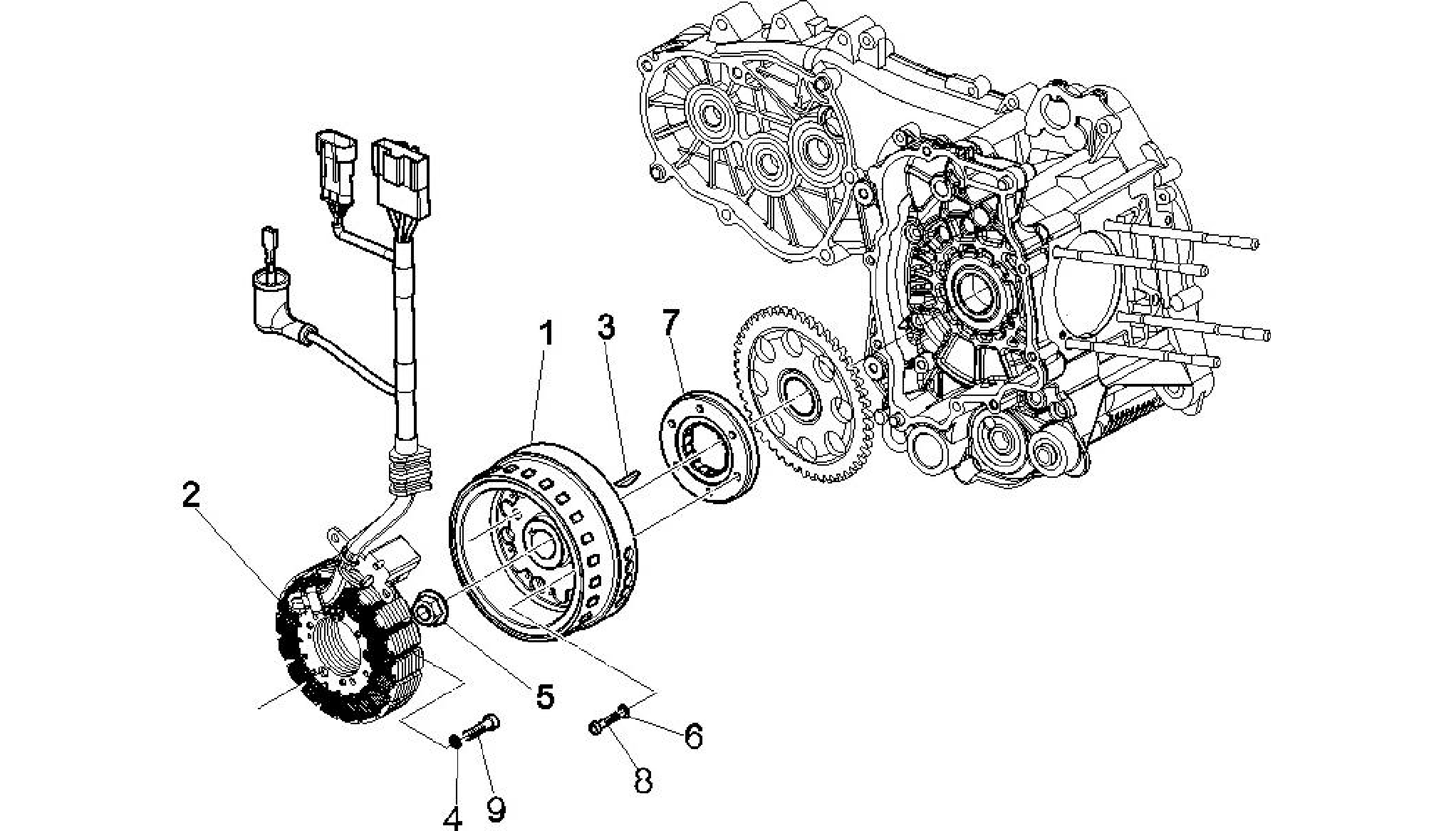 Flywheel magneto