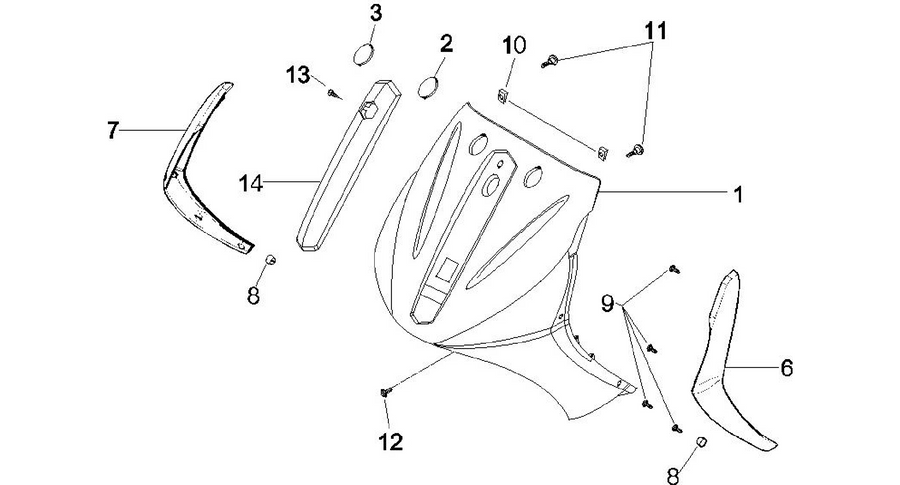 Front shield