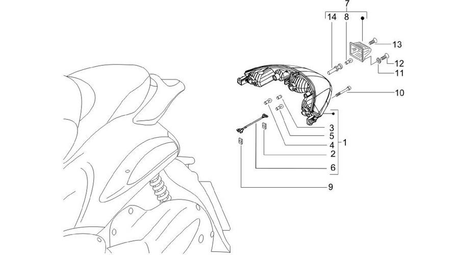 Rear headlamps - Turn signal lamps